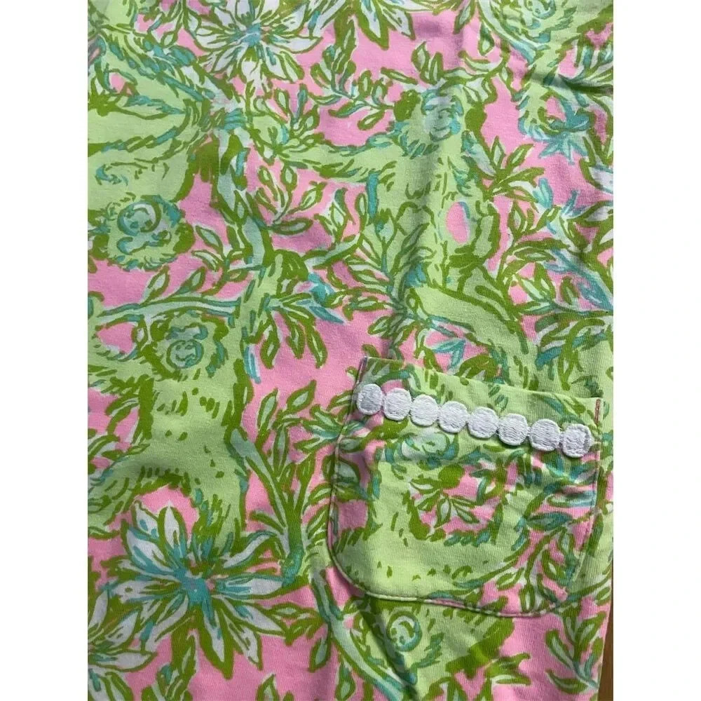 Lilly Pulitzer Girls' Chimply Chic Dress Size S (4-5) Monkey Multicolor - Picture 3 of 4